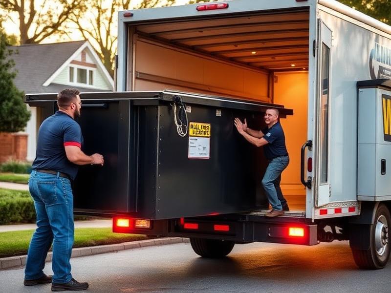 71Security team delivering dumpster